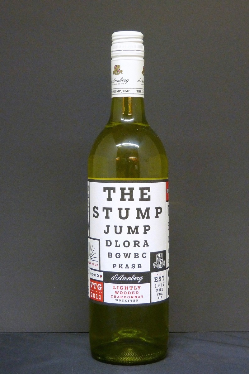 2011 D´Arenberg Winery The Stump Jump Chardonnay lightly wooded 0,75Ltr