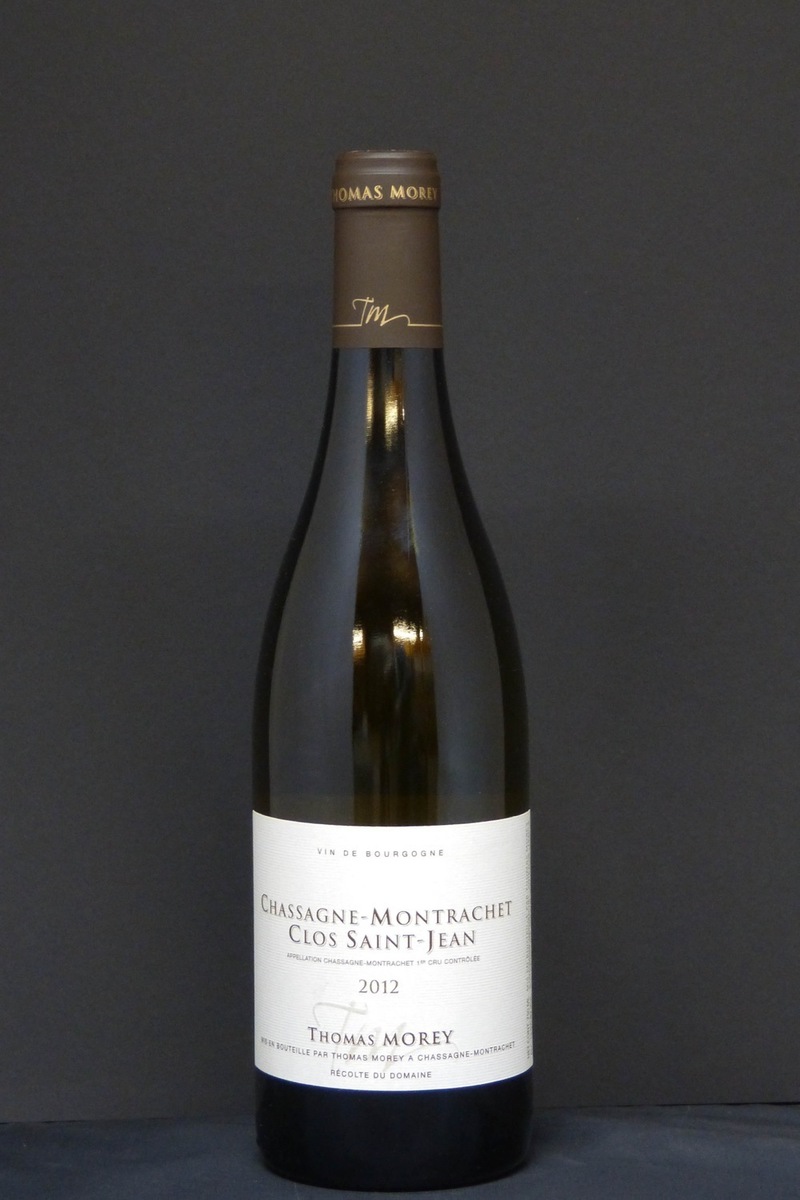2012er Domaine Thomas Morey Chassagne Montrachet "Clos St. Jean" 1er blanc 13,5 %Vol 0,75Ltr