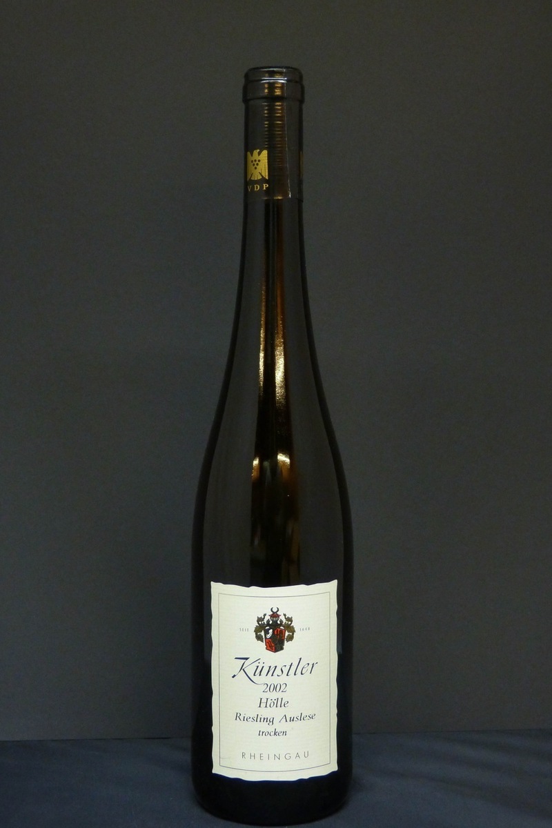 2002er Weingut Künstler Hochheimer Hölle Riesling Auslese trocken 13,0 %Vol 0,75Ltr