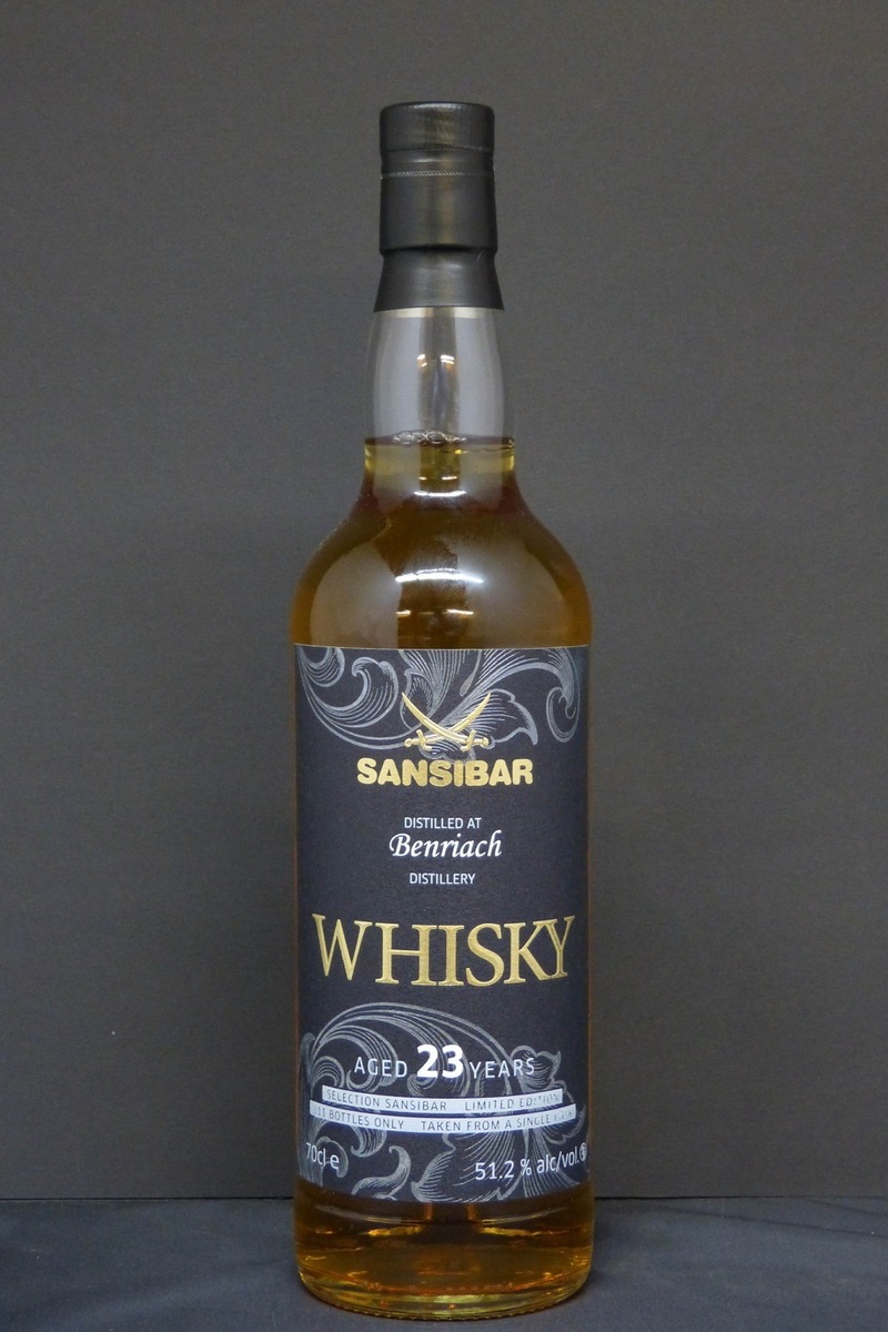 Sansibar Whisky Benriach 1992 211 Fl. 52,2 %Vol