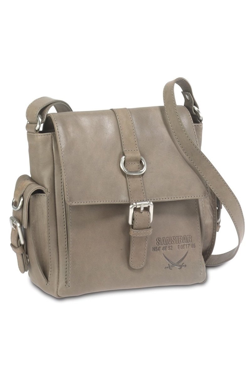 B-075 HA Flap Bag, Taupe, Gr. one size