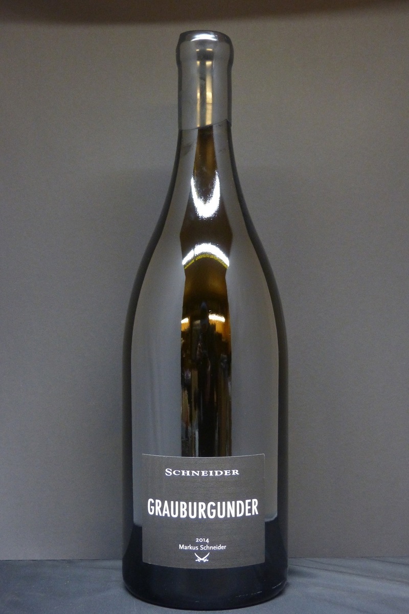 2014er Schneider Grauburgunder Doppelmagnum 3,0Ltr