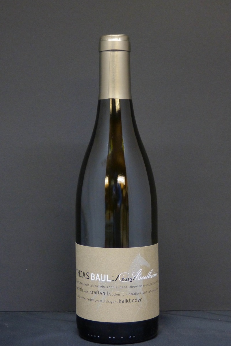 2013er Weingut Matthias Gaul Chardonnay Asselheim 0,75Ltr