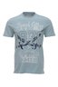 Herren T-Shirt BEACH OFFICE 0113, Pingeon blue, Gr. L