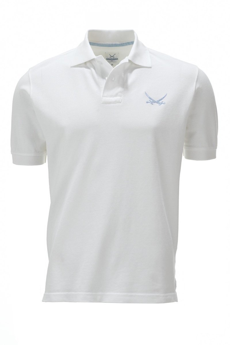 Herren Polo Shirt KA LEISE 0113, White, Gr. XXXL