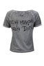 Damen T-Shirt Udo Lindenberg Limited Edition ICH MACH MEIN DING , Anthrazit, Gr. XXL