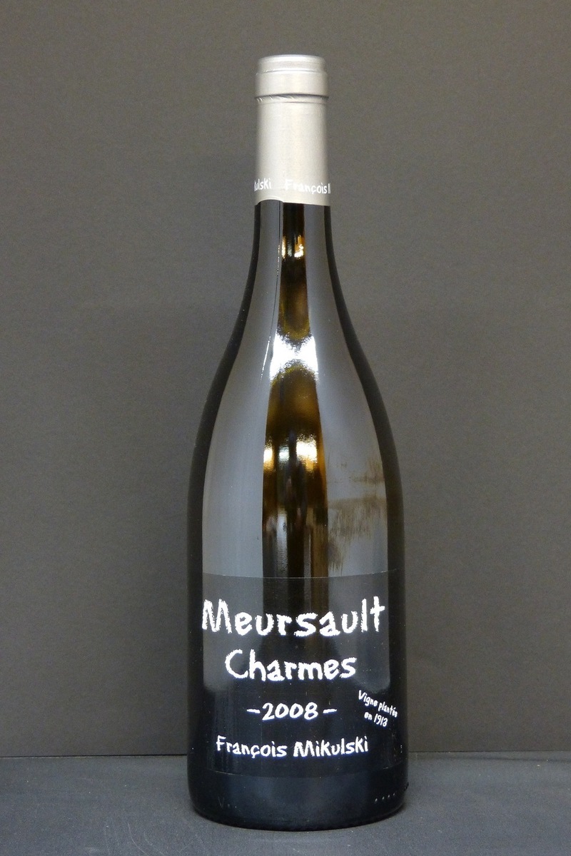 2008er Domaine Francois Mikulski Meursault 1er Cru Charmes Vieilles Vignes 0,75Ltr
