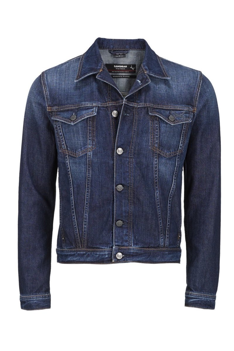 Herren Jeans Jacket Torge 6398_5090_591, Old rinse, Gr. XL