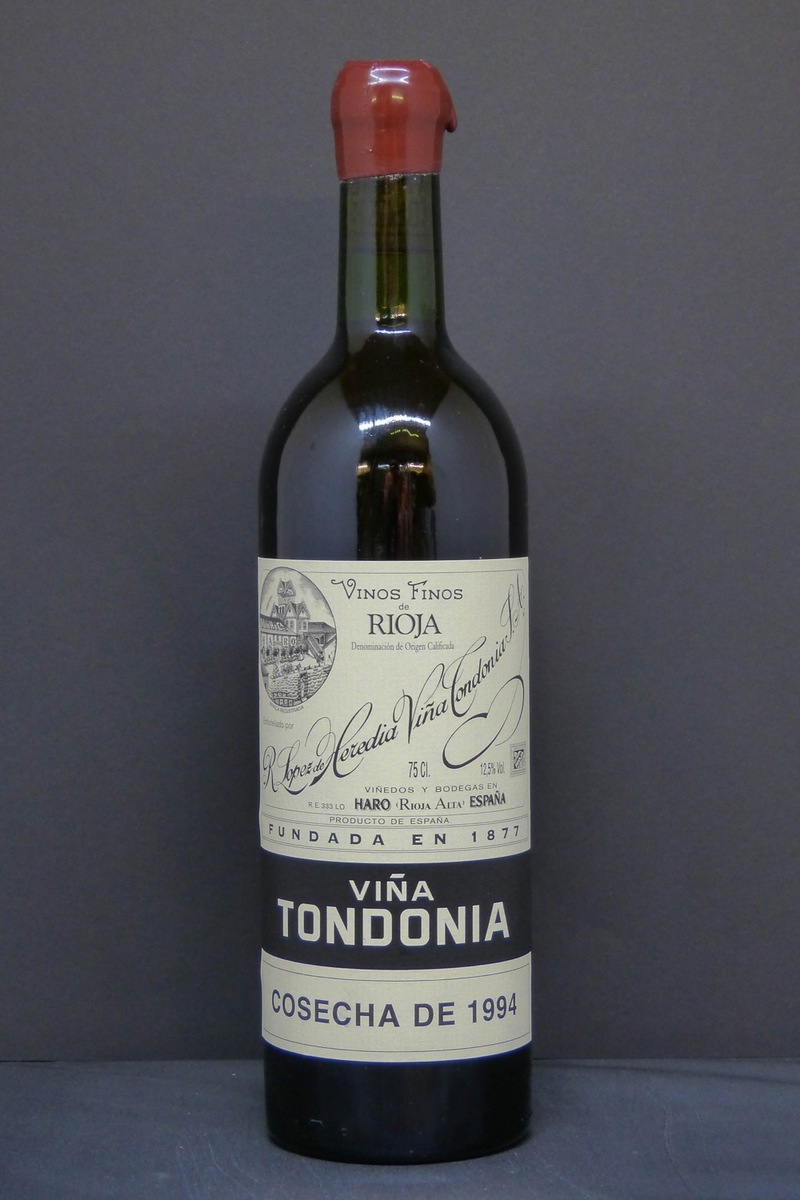 1994er Lopez de Heredia Vina Tondonia Tinto Gran Reserva 12,5 %Vol 0,75Ltr