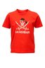 Kinder T-Shirt SKULL , Grenadine, Gr. 140/146 