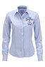 Damen Bluse HOLE IN ONE, White/ light blue , Gr. XXXL