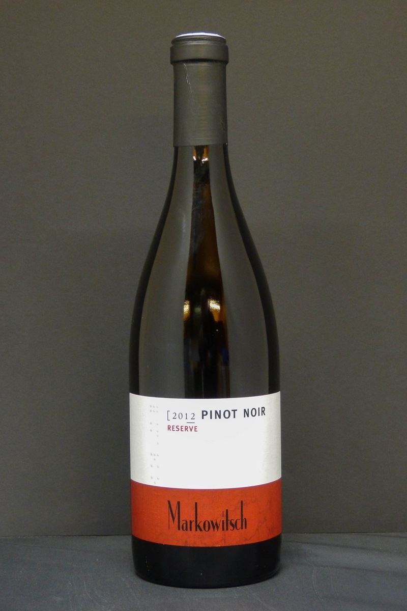 2012er Markowitsch Pinot Noir Reserve 14,5 %Vol 0,75Ltr