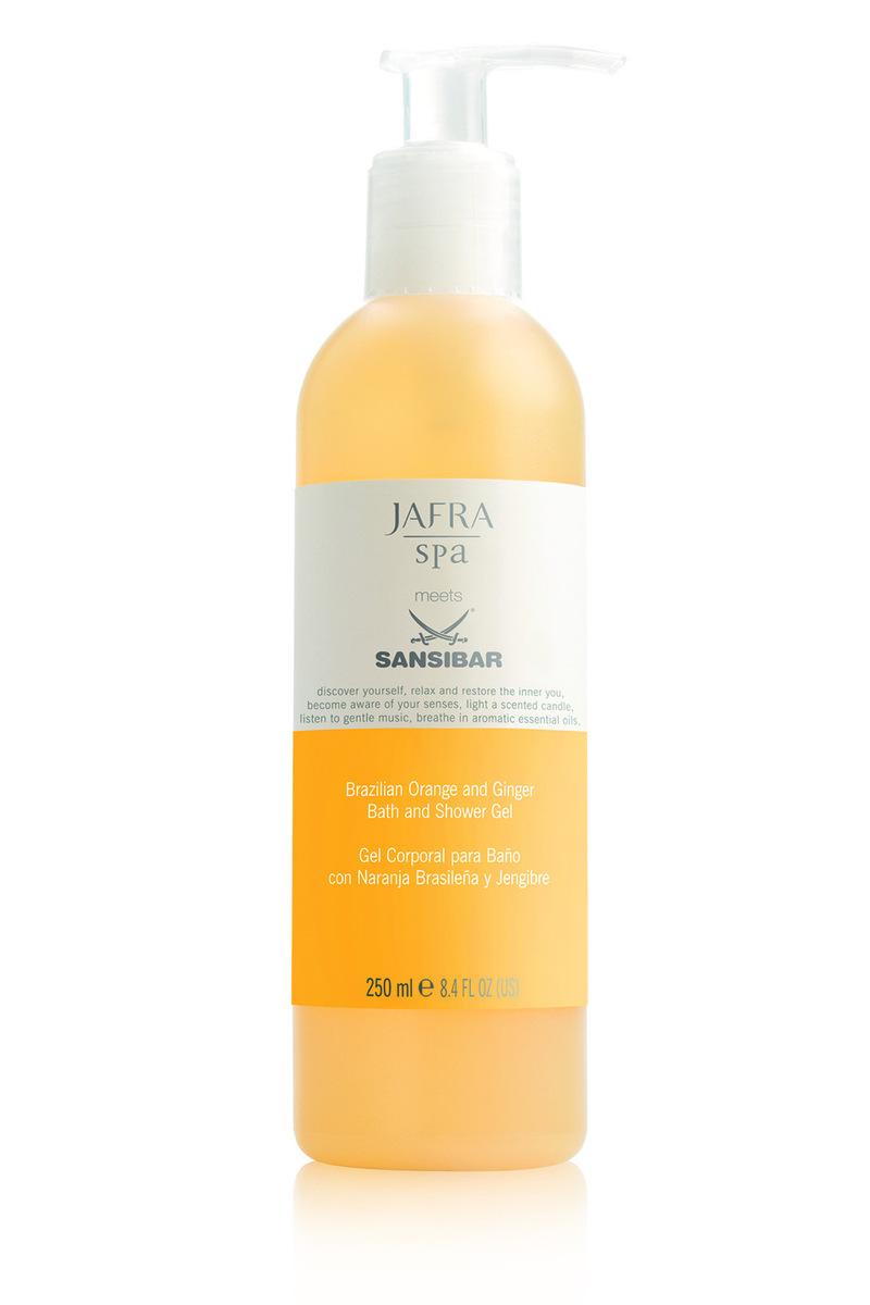 Sansibar JAFRA Orange und Ingwer Bade-Duschgel 250ml 