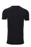 Herren T-Shirt Pima Cotton V-Ausschnitt Einzelpack 0115, Black, Gr. XXXL
