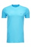 Herren T-Shirt Pima Cotton Crew-Neck Einzelpack  , Türkis, Gr. XXXL