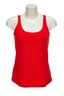Damen Top Pima Cotton, Red, Gr. XXS Gr. XXXL