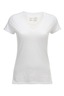 Damen T-Shirt Pima Cotton , White, Gr. L blue, Gr. XXXL