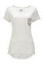 Damen T-Shirt DOUBLEFACE, White, Gr. L