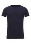 Herren T-Shirt Pima Cotton Crew-Neck Einzelpack  , Dark blue, Gr. XXXL