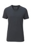 Herren T-Shirt Pima Cotton V-Ausschnitt Einzelpack 0115, Graphite, Gr. XXXL