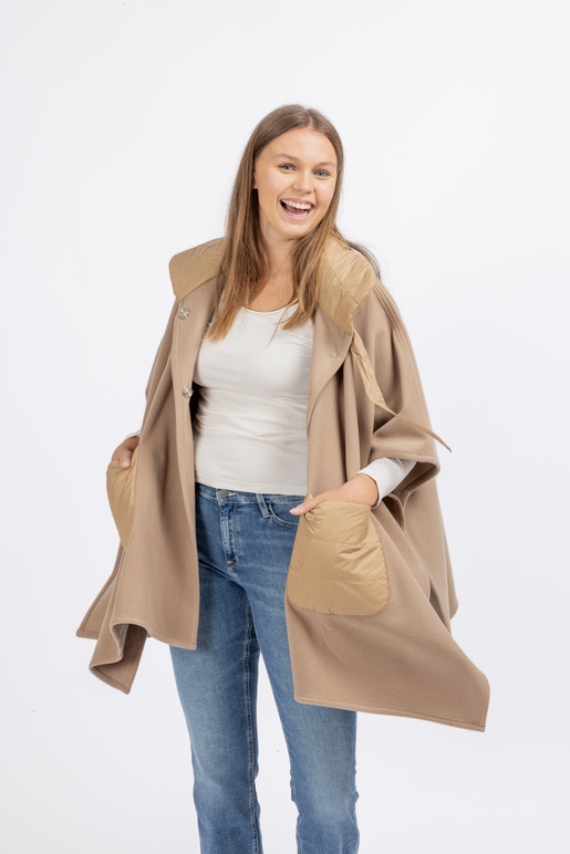 Cape Modell Olga, cappuccino, one size Cape Modell Olga, cappuccino, one size