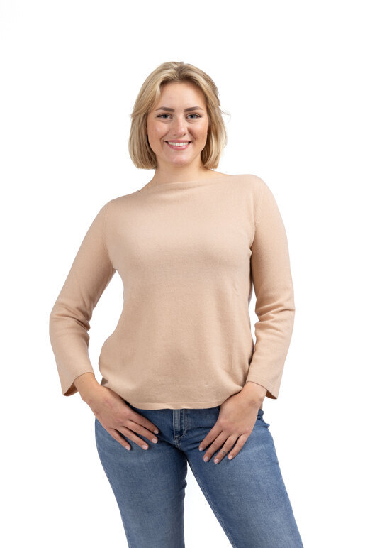 Kaschmir Boatneck, beige, one size Kaschmir Boatneck, beige, one size