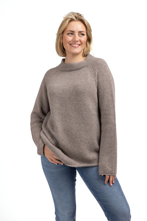 Damen Cashmere Pullover , BROWN, M Damen Cashmere Pullover , BROWN, M