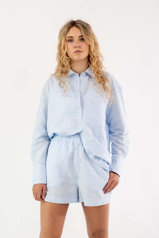 Damen Bluse Art. EMMA , LIGHT BLUE, XL 