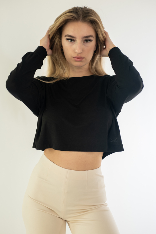 Langarm Shirt Modell Balance, black, L Langarm Shirt Modell Balance, black, L
