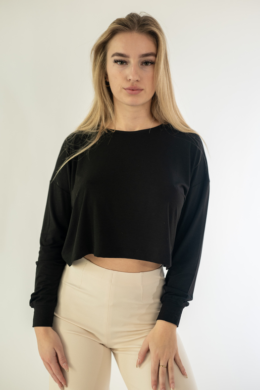 Langarm Shirt Modell Balance, black, XS Langarm Shirt Modell Balance, black, XS