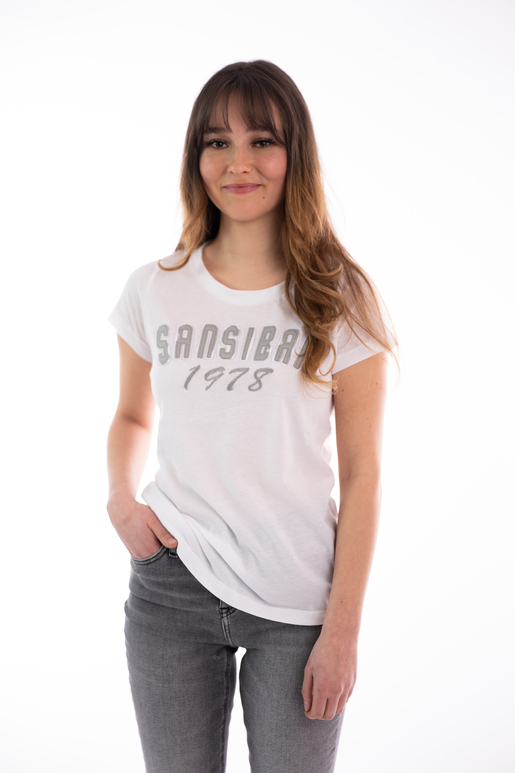 Damen T-Shirt OLDSCHOOL , WHITE, XL 