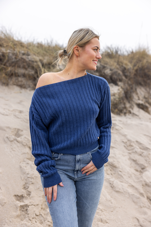Kaschmirpullover Modell Grit, dark blue, L Kaschmirpullover Modell Grit, dark blue, L