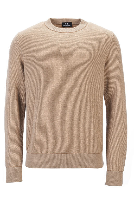 Herren Cashmere Pullover Art. Aurelio , SAND, XL 