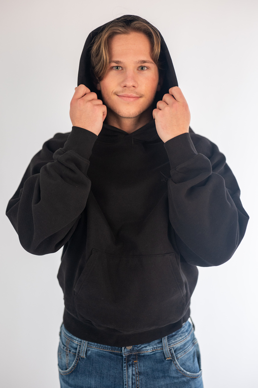 Sweathoody Oversized, black, XS Sweathoody Oversized, black, XS
