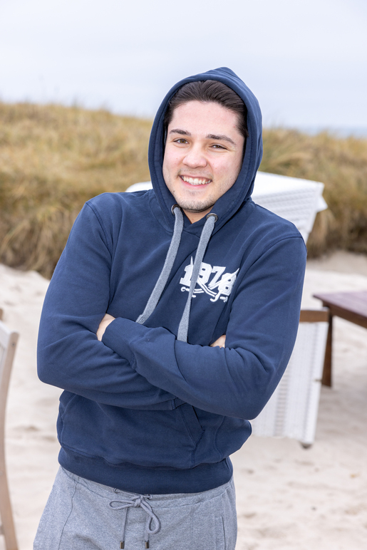 Kapuzenpullover Modell Sand Sea Bar, navy, 4XL Kapuzenpullover Modell Sand Sea Bar, navy, 4XL