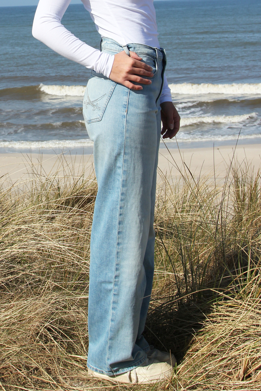 Jeans Modell Wide Leg, light blue, 25/32 Jeans Modell Wide Leg, light blue, 25/32