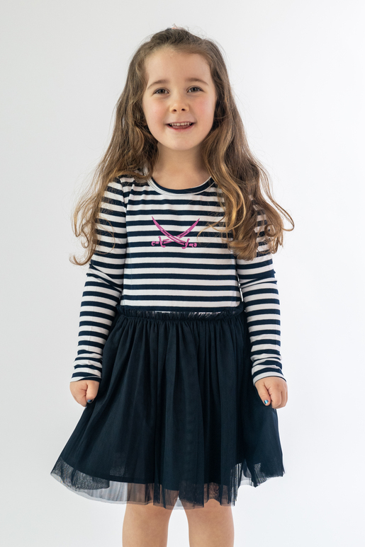 Kinder Kleid Art. TULLE , NAVY, 140/146 