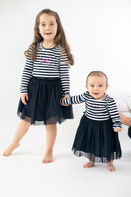 Kinder Kleid Art. TULLE , NAVY, 104/110 