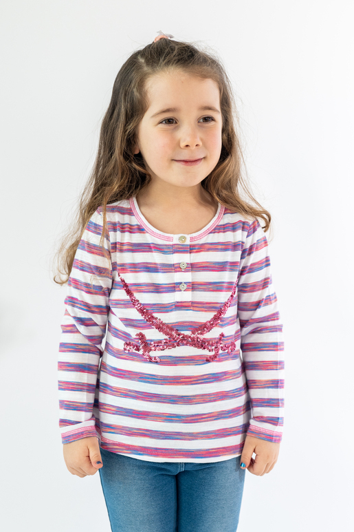 Kinder Longsleeve Art. LENI , PINK, 104/110 