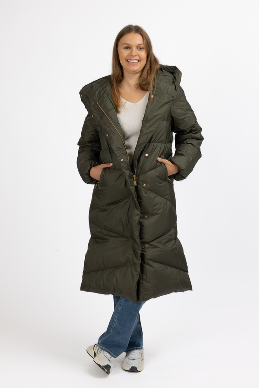 Daunen Mantel, olive, XXS Daunen Mantel, olive, XXS