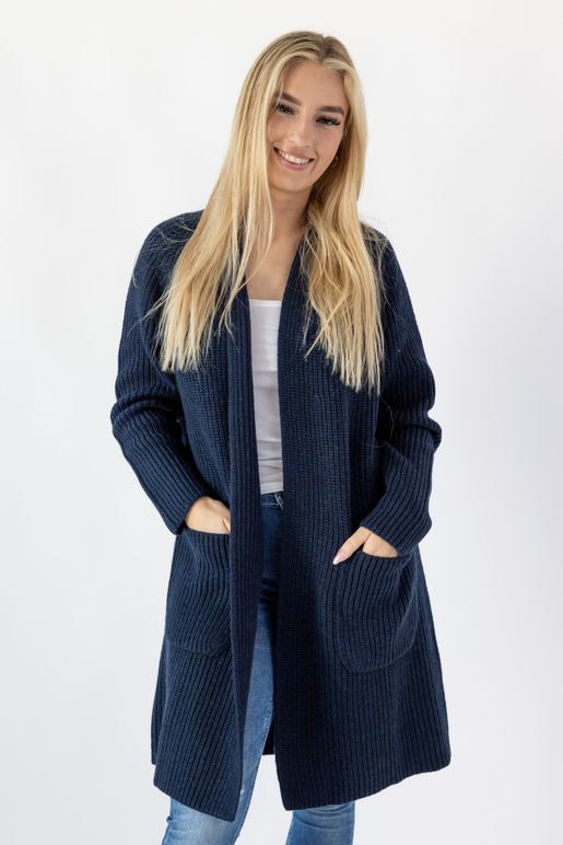 Kaschmir-Mantel Modell Ida, navy, L Kaschmir-Mantel Modell Ida, navy, L