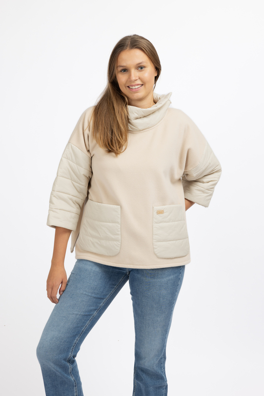 Poncho Modell Runa, sand, one size Poncho Modell Runa, sand, one size