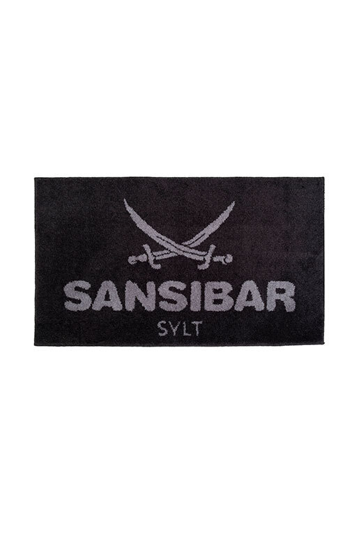 Sansibar Badteppich 60/100 , 60X100CM, ANTHRA/SILBER 