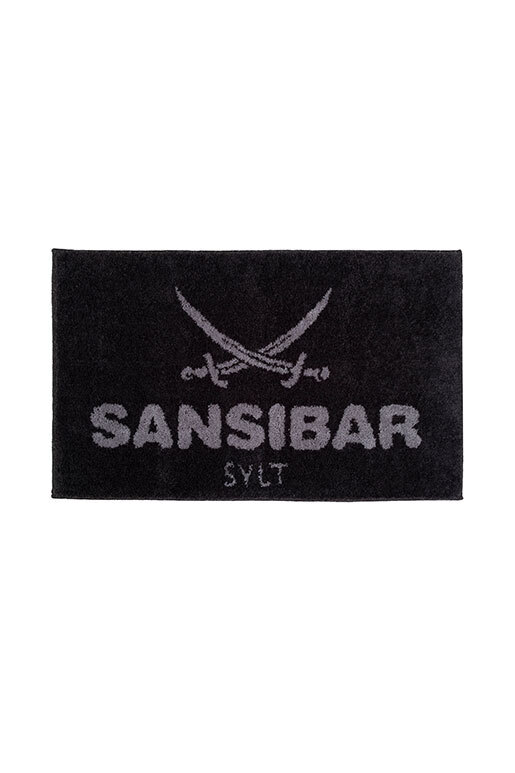 Sansibar Badteppich 70/120 , 70X120CM, ANTHRA/SILBER 