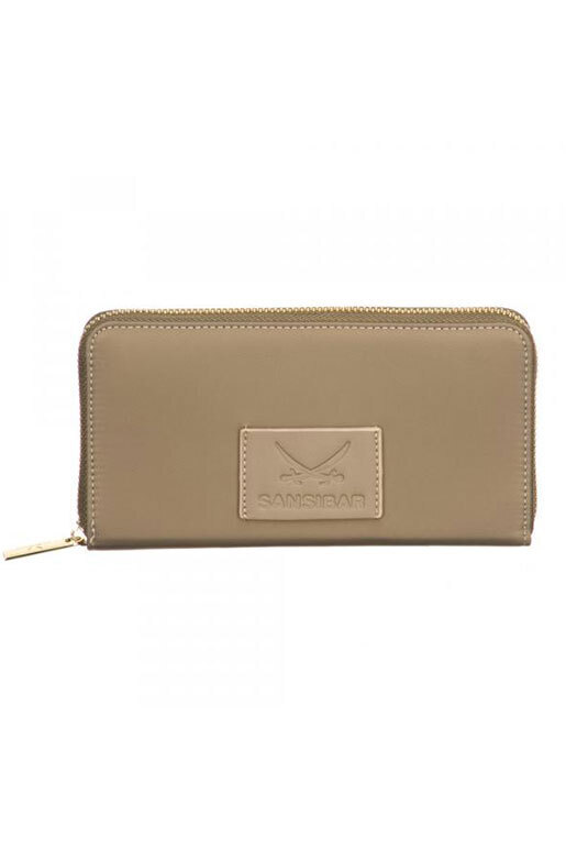 SB-2717 Zip Wallet L , ONESIZE, TAUPE 