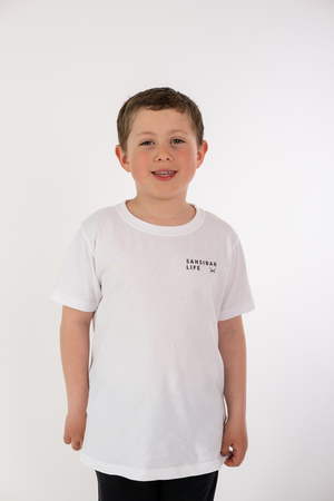 Kinder T-Shirt LIFE , WHITE, 152/158 