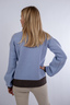 Damen Cashmere Pullover Art. SCHNEEHASE , MEDIUM BLUE, L 