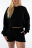 Damen Sweater BEACH , BLACK, XXS 
