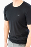 Herren Basic T-Shirt , BLACK, S 