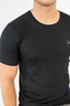Herren Basic T-Shirt , BLACK, L 